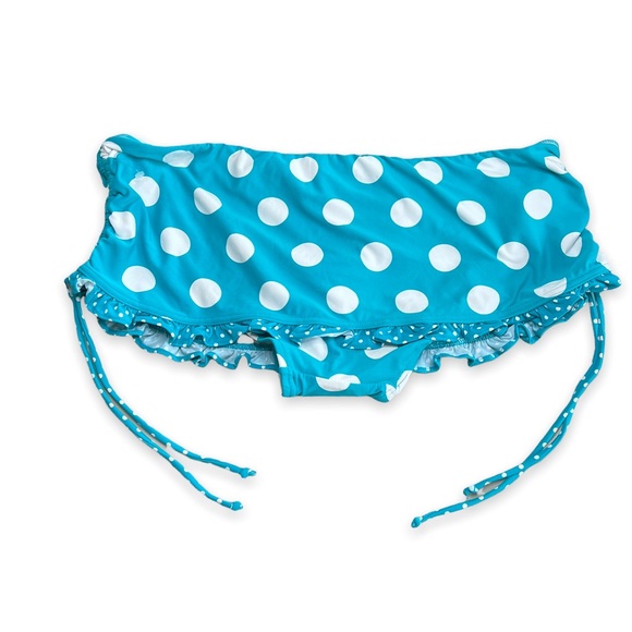 NEW COCO RAVE Women's Classic Cut Polka Dot Bikini Bottom Skort Swimsuit Size XL - Picture 9 of 9